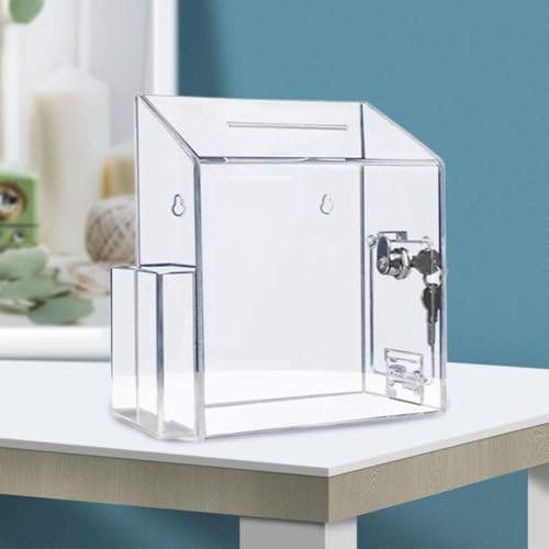 Boîte à suggestions avec serrure portable pour réception et bureau