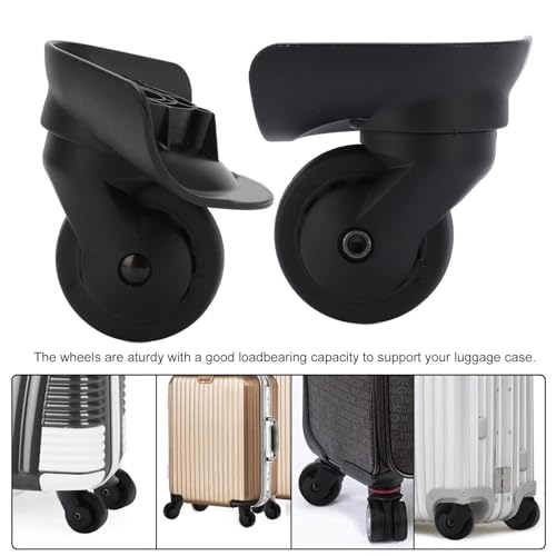 1 Pair A53 Trolley Case Luggage Wheel Universal A53 Luggage Silent Rolling Travel Suitcase Replacement Casters, Suitcase Wheel Replacement Casters Tactical Bags Packs2