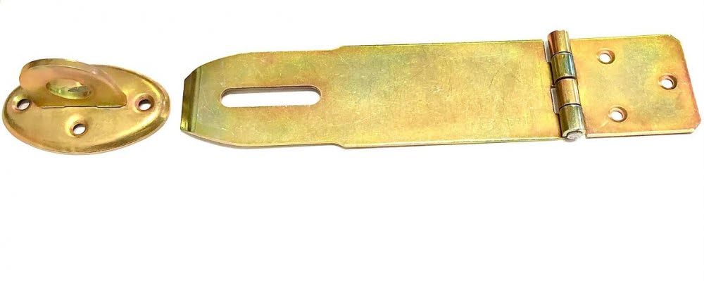 20 cerniere dritte 145 x 45 | oro galvanizzato, resistente alle intemperie e alla ruggine, per cassapanche, cantine, armadi, mobili