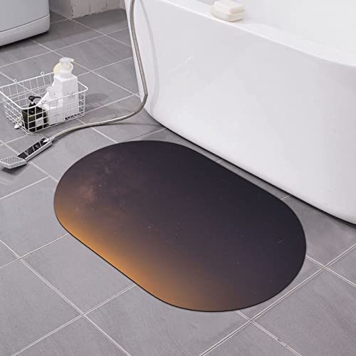 Tapis de bain antidérapant 40x60 cm avec dossier en caoutchouc et motif terre de diatomée