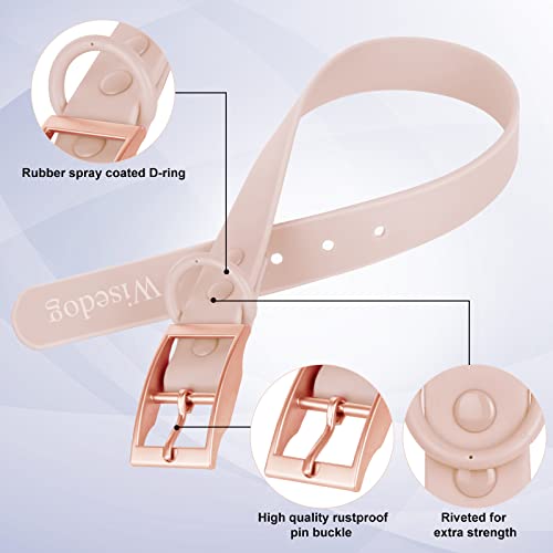 Collier imperméable pour chien facile à nettoyer sangle souple Wisedog réglable S