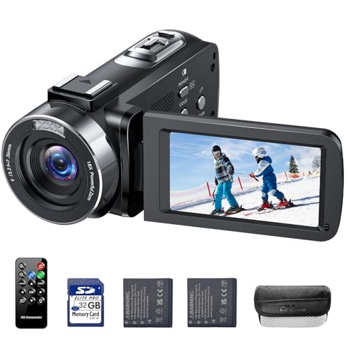Video Camera Camcorder 4K 42MP 18X Digital Zoom Vlogging Video Camera Recorder for YouTube, 3.0 Video Camera Camcorder 4K 42MP 18X Digital Zoom Vlogging Video Camera Recorder for YouTube, 3.0