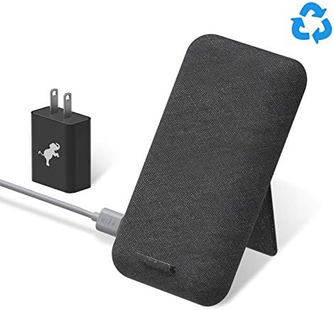 Nimble Eco-Friendly Wireless Stand, Fast 7.5/10w Wireless Charger Compatible with Apple iPhone X/XS/XR/11/11 Pro/11 Pro Max, Samsung S10/S9/S8, Qi Enabled Devices