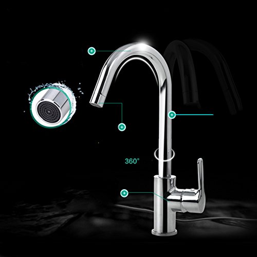 Rubinetto girevole moderna Rubinetto singolo foro