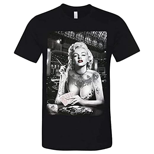 NICHIYOBI Marilyn Monroe - Camiseta unisex con impresión 3D de verano, cuello redondo, para hombre, deporte, ocio, manga corta, fitness, exterior
