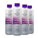 Leisure Time D-04 Metal Gon for Spas and Hot Tubs (4 Pack), 1 pint