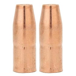 2pcs 169-725 MIG Welding Nozzles 5/8inch Recessed Tip Fit for Miller M25 M40 Gun