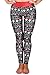 Women's Christmas Ugly Santa Leggings Tights Pants Xmas Black One Size