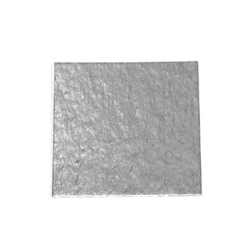Enjay Square Silver Die-Cut Pressboard Bakery Cake Board 14 Inch x 14 Inch, Pack of 25