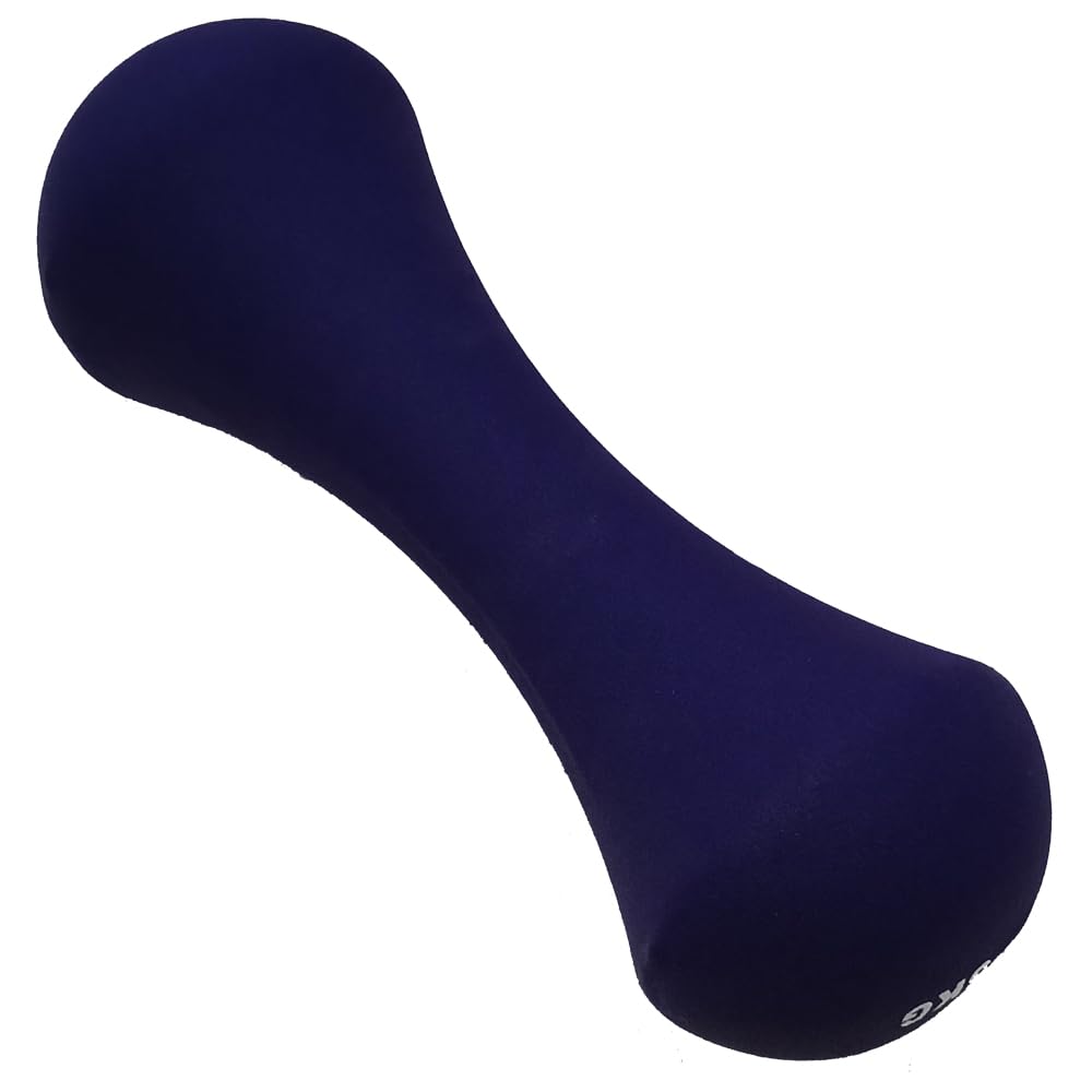 Juego de 2 mancuernas de neopreno para mujeres y hombres, ideal para gimnasio en casa, entrenamiento, pilates, 2 kg + 2 kg/4.4 + 4.4 libras (morado)