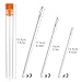WONVOC Long Sewing Needles, 9 Pcs & 3 Sizes-4.9/5.9/6.9'' Stitching Needles, Hand Sewing Needles for Stitching and Crafting Projects, Carpet, Cushion, Curtain