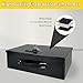 YIYITOOLS Fireproof Lock Box with Key and Combination Lock, Fire Safe Document Box, Portable Fireproof Waterproof Safe for Home,Office,Travel, Secure Storage for Documents,Jewelry,Passport,Cash