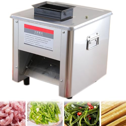 Máquina cortadora de carne eléctrica 850W acero inoxidable