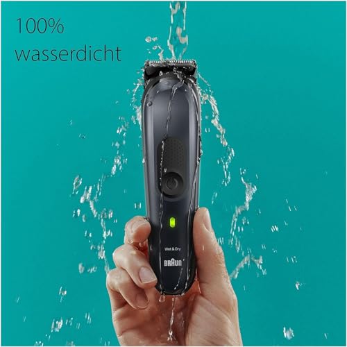 Image of Braun MGK7491 Series 7 All In One Trimmer, 17 in 1 Kit For Beard, Hair, Male Hair Removal And More