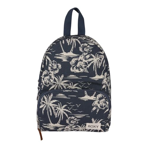 Image of Roxy Women's Always Core Backpack | Travel | Everyday Carry | Beach | Polyester | 8L Capacity - Vaca Vibes Indigo