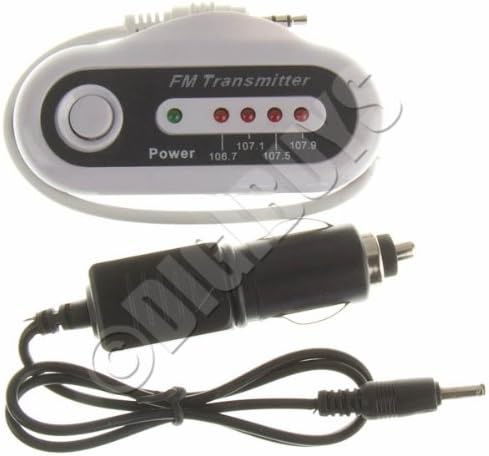 White 4 Channel FM Trasmitter Modulator for iPod MP3 CD Car Kit 3.5mm