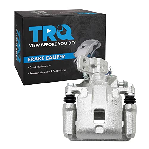 Image of TRQ Rear Left Brake Caliper w /Bracket Drivers Side