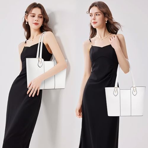 Image of CHICAROUSAL Tote Handbags Purses for Women PU Leather Womens Shoulder Bag | Large Tote Bag for Women, Shoulder Purse, Vegan Leather Purses for Women, Women's Handbags