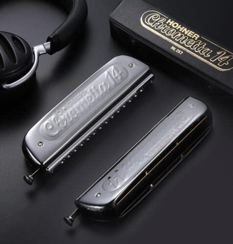 Amazon.co.jp: HOHNER ホーナー クロマチックハーモニカ CHROMETTA-14