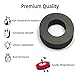 Ferrite Ring Magnet, 4In Dia, Big Round Circle Ceramic Magnets with Hole, Strong Large Donut Circular Magnetic Ring Heavy Duty for DIY, Crafts Speaker Creative Hobbies Science