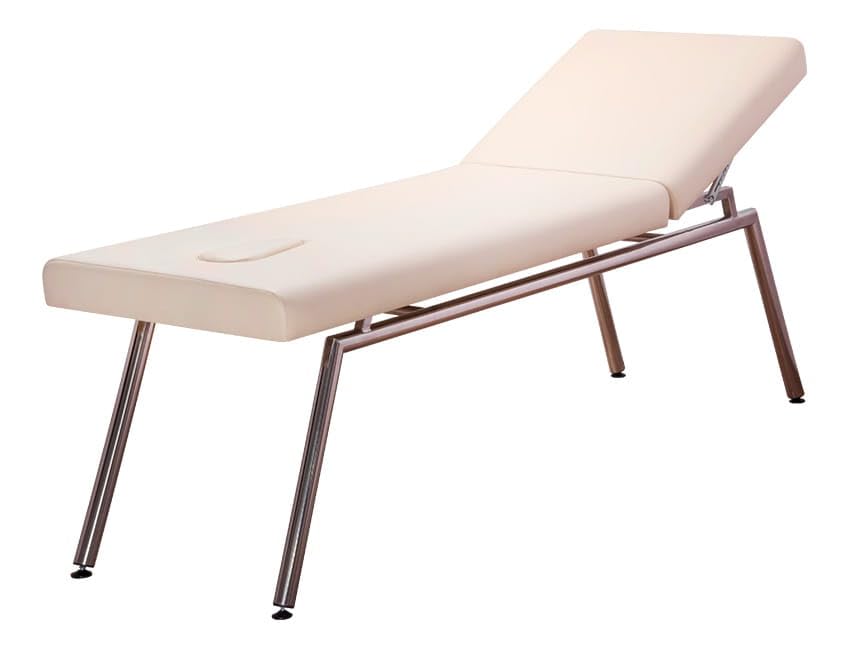 Exklusive, robuste 2-teilige Massageliege mit Edelstahlgestell Luna P1, ergonomisch höhenverstellbar, Maße 200/67/65 cm