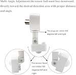 Motion Sensor Switch Indoor Plug in Motion Sensor Light Sockets Adjustable Motion Activated Detector Plug Outlet for Basement,Garage,Pantry (2 Pack)
