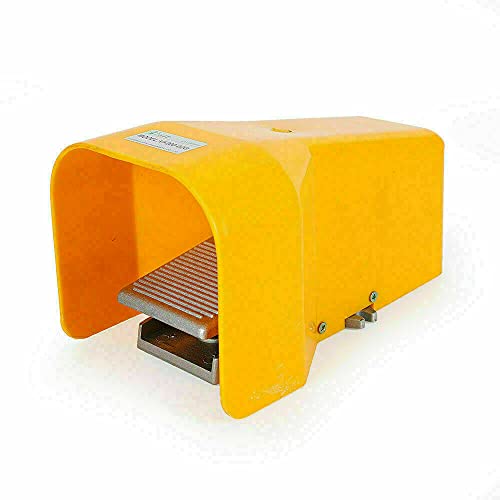 Linemaster 636-S Clipper Foot Switch, Electrical, Single Pedal, Momentary, 2- Stage, No Guard, Black - PACK OF 3