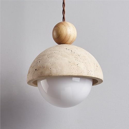 Suspension en bois nordique pour îlot de cuisine et salon cosy