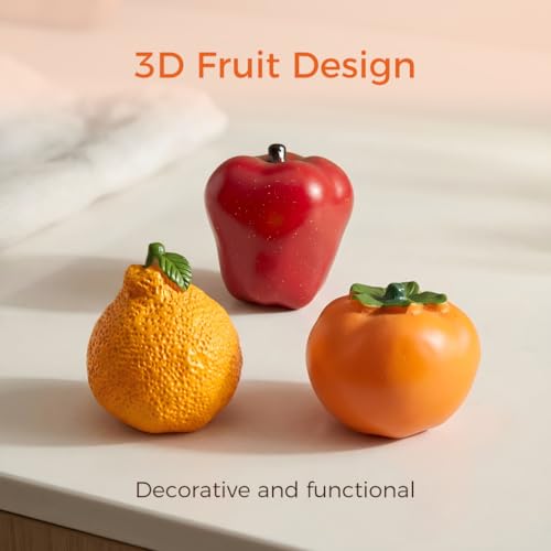 Imanes decorativos 3D de frutas para refrigerador miniatura 2