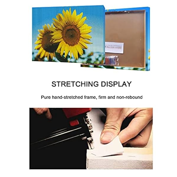 HUUG 5D Diamond Art Rose, kit di pittura con diamanti fai da te - rose rosse complete trapano cristallo ricamo - arte artigianato tela per decorazione domestica 30 x 40 cm, con cornice