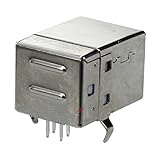 Hauptfarbe: Weiss, Silber Ton SODIAL (R) 10 Stueck USB-Buchse Typ B Jack 4-Pin 90\