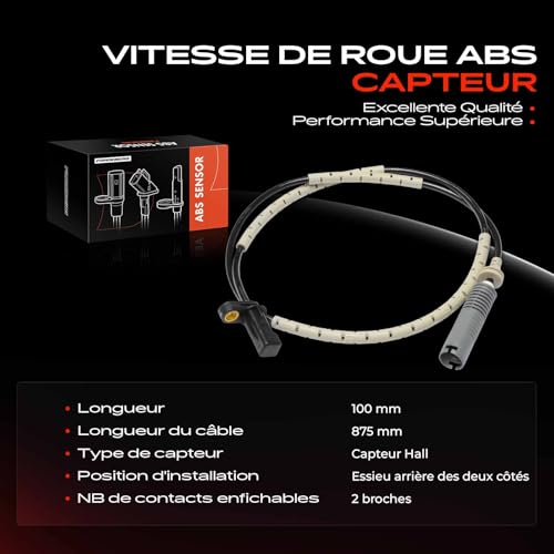 Capteur ABS Frankberg pour Série 3 E90 et Série 1 E87 E81 E82 E88 - 4