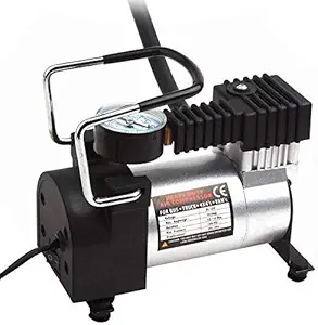 TOUCH OF MODERN 12v Single Cylinder High Pressure Heavy Duty Air Compressor 150 PSI Metal Car Tyre Inflator Air Compressor Pump with Carry Bag Multi Color for Maruti Swift Dzire Old
