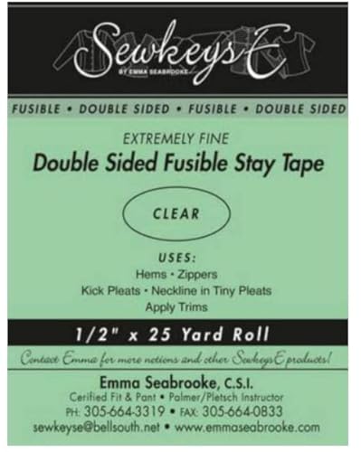 Field's Fabrics Clear - 1/2' Double Sided Fusible...