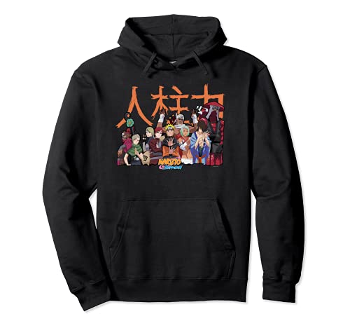 Naruto Shippuden Grupo Jinchuuriki Sudadera con Capucha