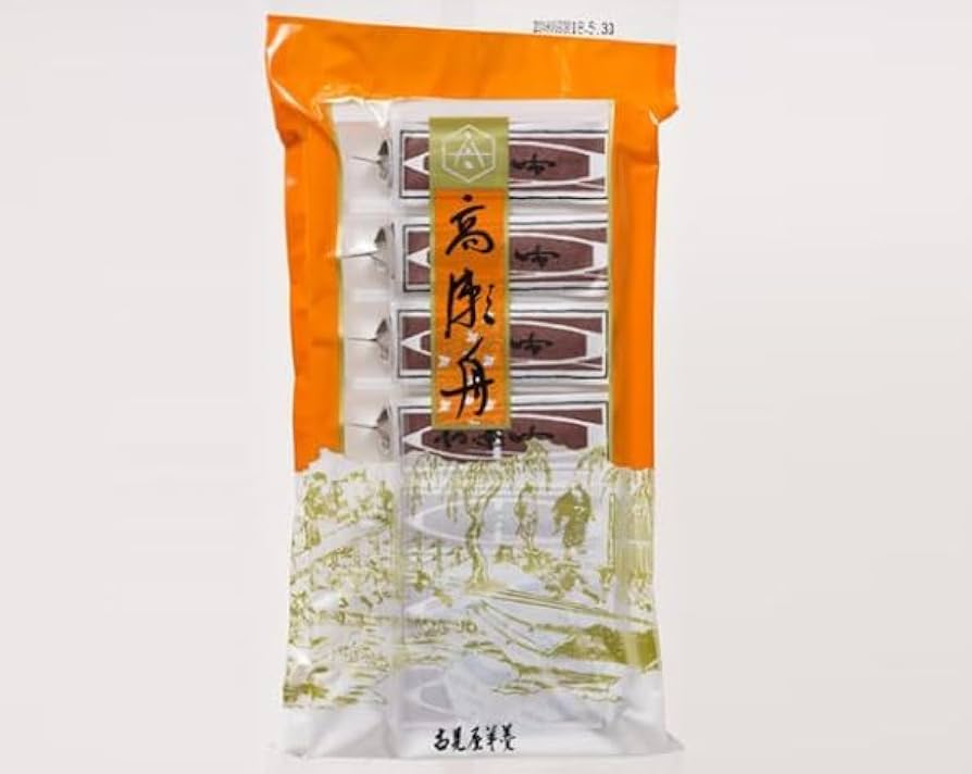 ようかん Amazon.co.jp: 高瀬舟羊羹 古見屋羊羹 7個入り 1袋 岡山土産