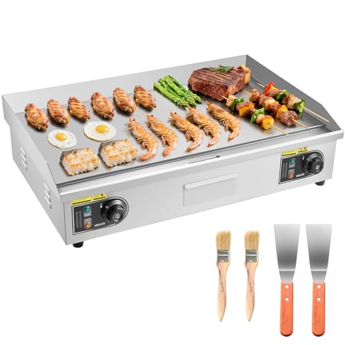 VEVOR Plancha Électrique Commerciale 725x400 mm, 4400...