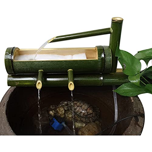 Fontaine d'aquarium en bambou 75 cm décoration jardin japonais