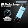 Hydrogen Pro Water Bottle 8000PPB H2, SPE/PEM, OLED Display, Dual Mode (5/10 Min), USB-C Rechargeable Portable Hydrogen Generator for Wellness, Recovery, Gym & Gift (Black)