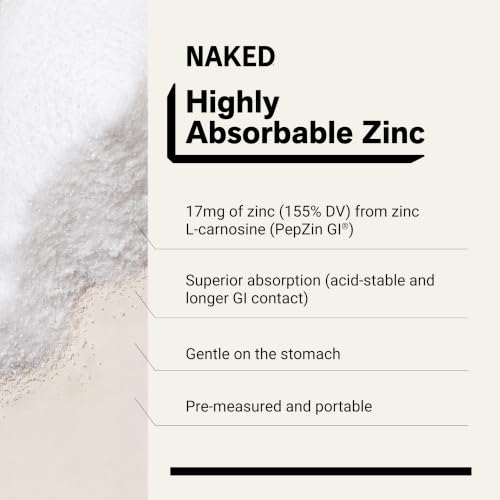 Naked Zinc Carnosine PepZin GI Supplement