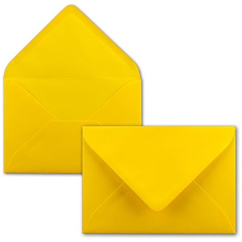 Neuser FarbenFroh Sobres amarillos sin ventana, 25 unidades Cover