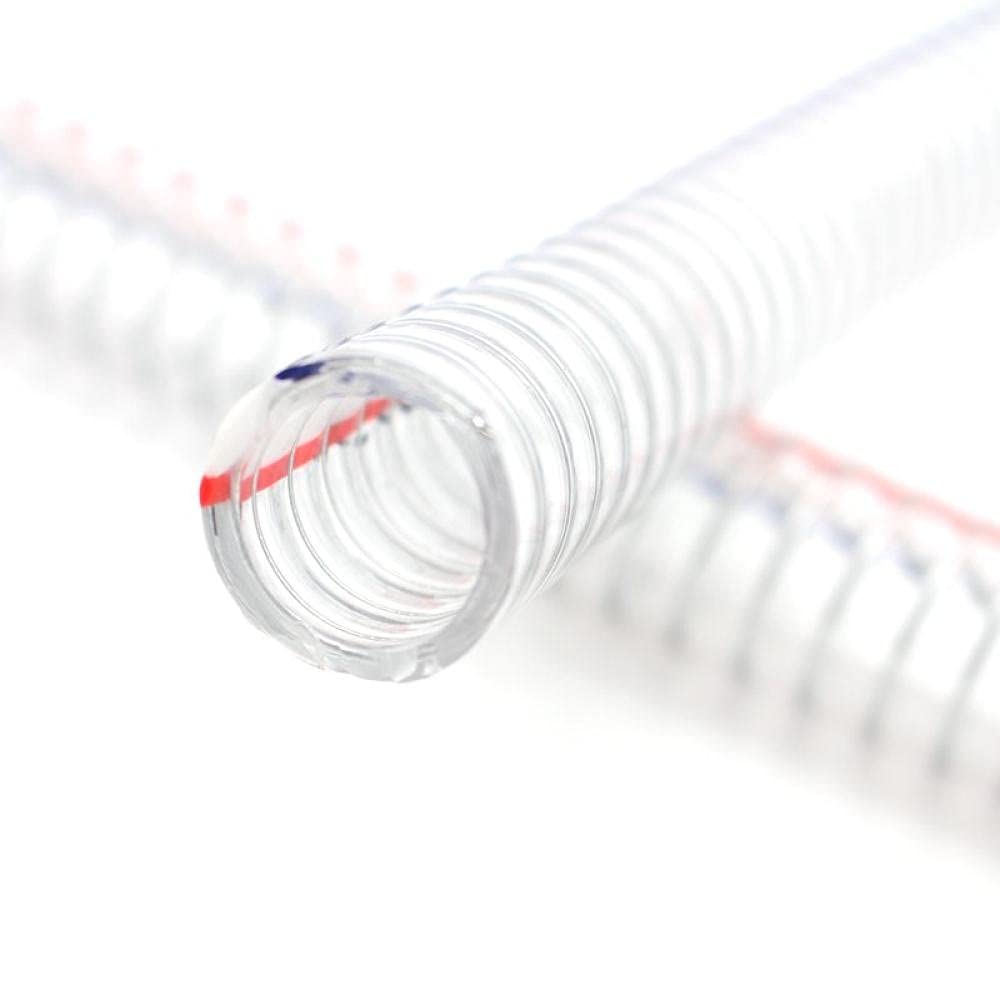 Tubo vacío. Telescópico en espiral. No hay olor. Resistencia a alta temperatura. Manguera de alambre de PVC de silicona-125mm * 6mm