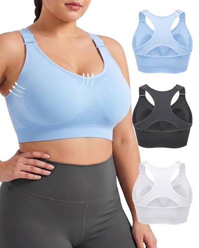 FITTIN Front Adjustable Sports Bra: Adjust in 3s While Wearing - Customize Your Comfort & Support...