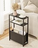 Photo Gallery apetaccat tavolino sottile a 3 livelli per camera da letto, soggiorno, ufficio (nero) Photo Gallery apetaccat tavolino sottile a 3 livelli per camera da letto, soggiorno, ufficio (nero)