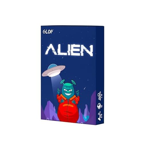 Glop Alien - Juegos de Mesa Adulto y Niños, Juegos de Mesa Familiares, Regalo Niña y Niño, Juegos de Cartas, Juegos Educativos, Regalos Divertidos, Juego de Mesa Niños