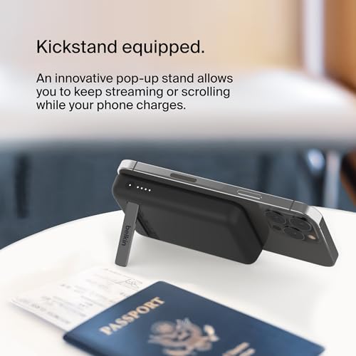image for Belkin BoostCharge Wireless Power Bank 5K w/MagSafe Compatible 7.5W Ch