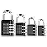 🔒 【Uso amplio】 El candado de combinación está diseñado para uso en interiores y exteriores, como equipaje, cremalleras, cabinas, caja de herramientas, almacenamiento, valla, etc. ¡Donde sea que necesites un candado!