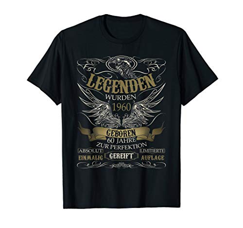 Geschenk zum 60 Geburtstag Jahrgang 1960 60 Jahre 2020 T-Shirt