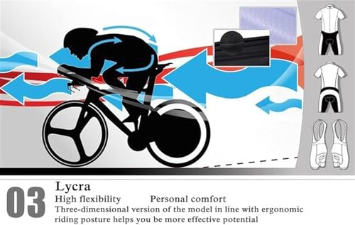 Terno de triatlo masculino para bicicleta de estrada, macacão para ciclismo, conjunto de camisa de c