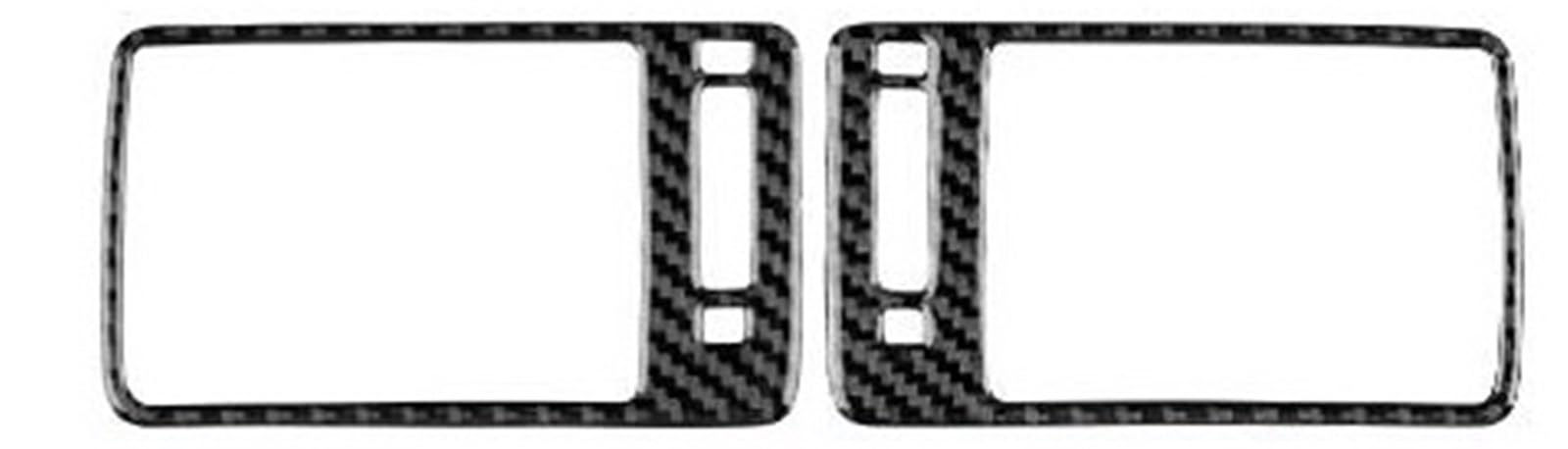Real Soft Carbon Fiber for Accord 2013 2014 2015 2016 2017 LHD Car Central Control Side Air Outlet Interior Decal Trim
